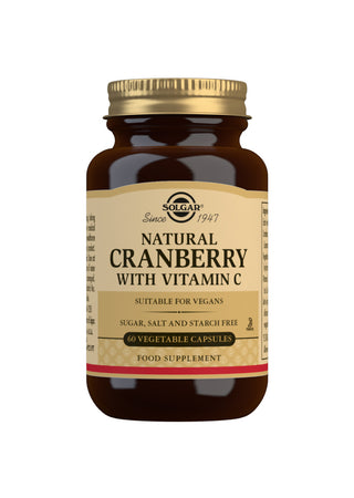 SOLGAR Natural Cranberry with Vitamin C 60 capsules