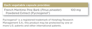 Pycnogenol 100mg 30 capsules