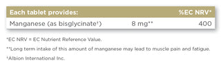 Chelated Manganese 100 tablets