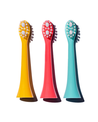 Sonic Toothbrush For Children Replacement Heads - Coloured