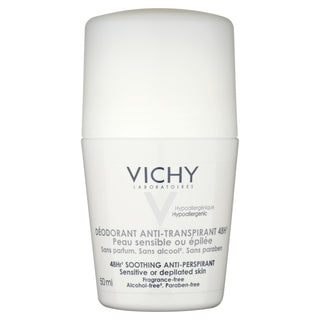VICHY Anti-Perspirant Roll-On For Sensitive Skin 48Hr Soothing 50ml