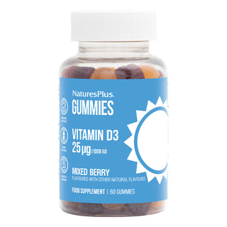Vitamin D3 25µg Gummies 60 pastilles