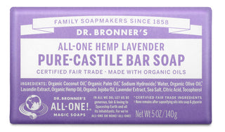 Pure-Castile Bar Soap - Lavender 140g