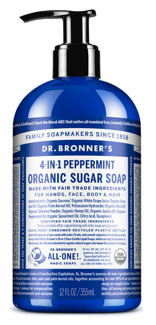 Organic Pump Soap - Peppermint 355ml