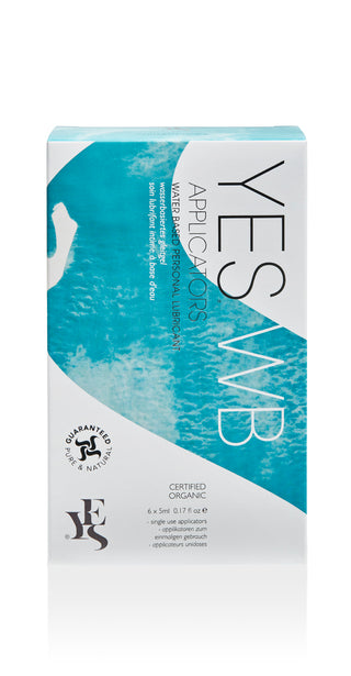 YES WB Water Based Personal Lubricant in Applicators 6 units