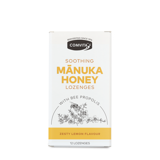 Soothing Manuka Honey with Propolis & Lemon 12 lozenges