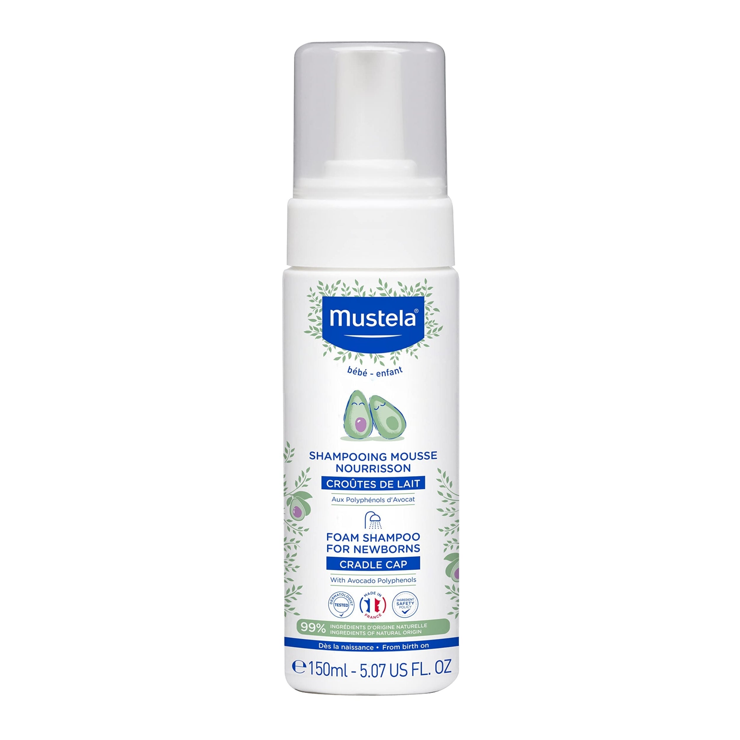 MUSTELA Foam Shampoo For Newborns 150ml John Bell Croyden
