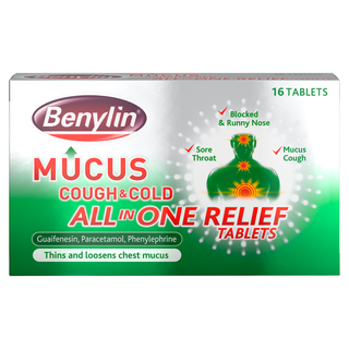 Mucus Cough & Cold All In One Relief 16 tablets