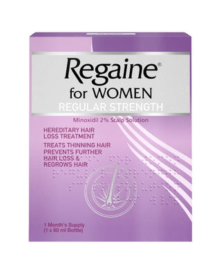 REGAINE Regular Strength Minoxidil 2% Scalp Solution for Women 60ml
