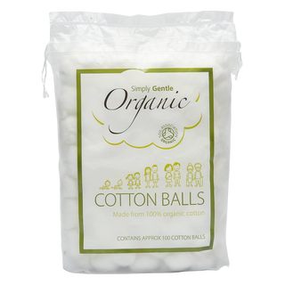 Organic Cotton Balls 100 Pieces