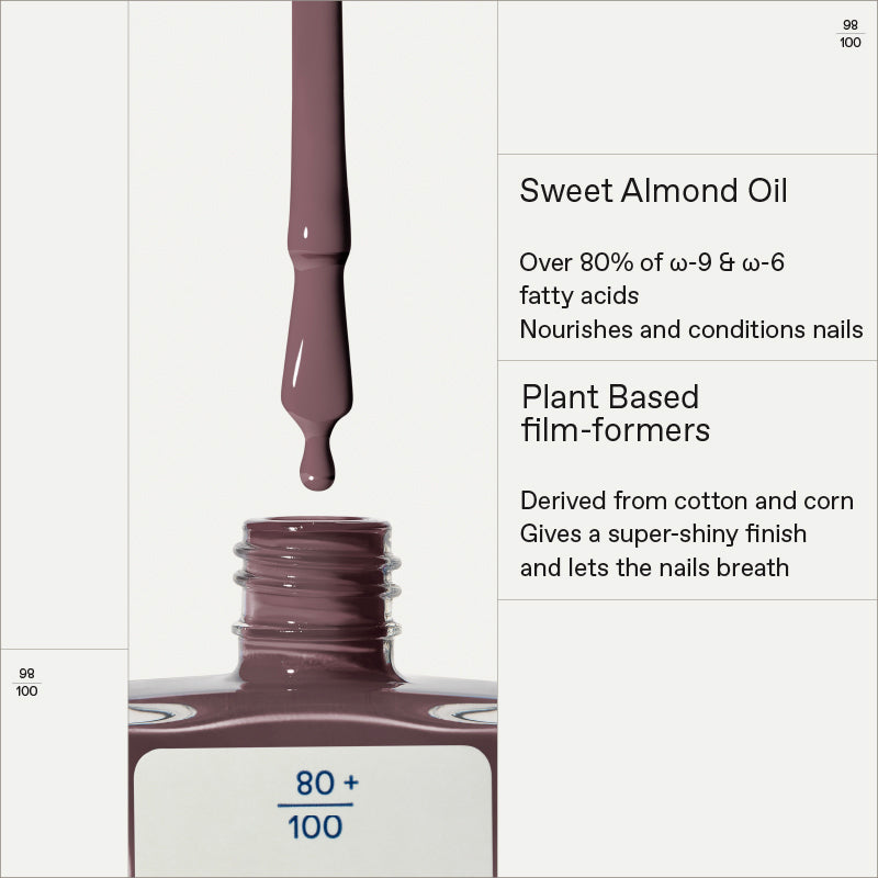 Korres No No Nail Polish 66 Prune 11 Ml - John Bell & Croyden