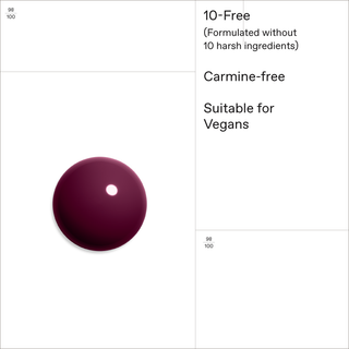 No No Nail Polish 59 Burgundy Red 11ml