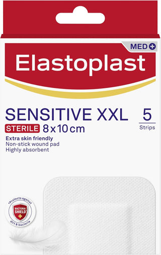 Sensitive XXL Sterile Pad 8cm x 10cm 5 Dressings