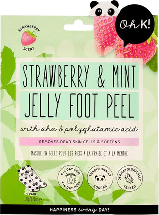 Strawberry & Mint Jelly Foot Peel 1 Unit