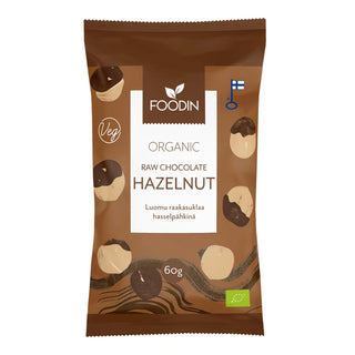Organic Raw Chocolate Coated Hazelnut 60g