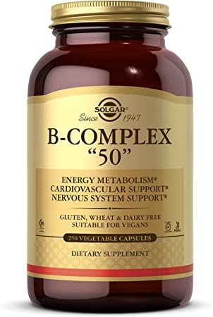 Vitamin B-Complex "50" High Potency 250 capsules
