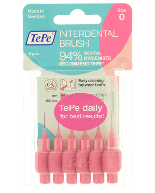 Interdental Brushes Pink 0.4mm 6 units