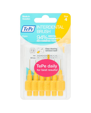Interdental Brushes Yellow 0.7mm 6 units