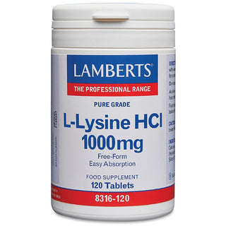 L-Lysine 1000mg 120 tablets