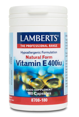 Natural Vitamin E 400 I.U. 180 capsules