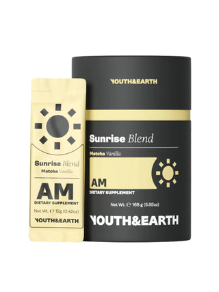 AM: Sunrise Blend, Vanilla Matcha 14 Sachet