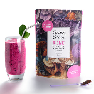 Biome Chaga Mushrooms Powder With Turmeric + Ginger 100g