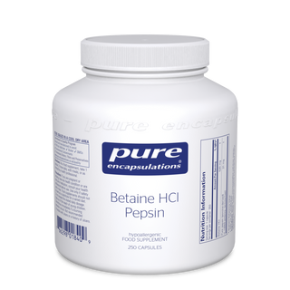 Betaine HCL Pepsin 250 Capsules