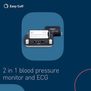 Complete 2-in-1 Blood Pressure Monitor and Electrocardiogram (ECG)