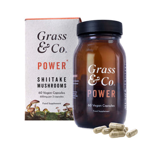 Power Shiitake Mushrooms With Holy Basil + Iron 60 Capsule
