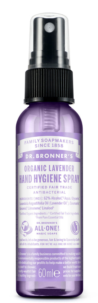 Organic Lavender Hand Hygiene Spray 60ml