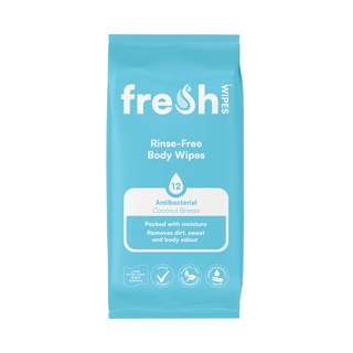 Adult Body Wipes Coconut Extra Large 12 Item