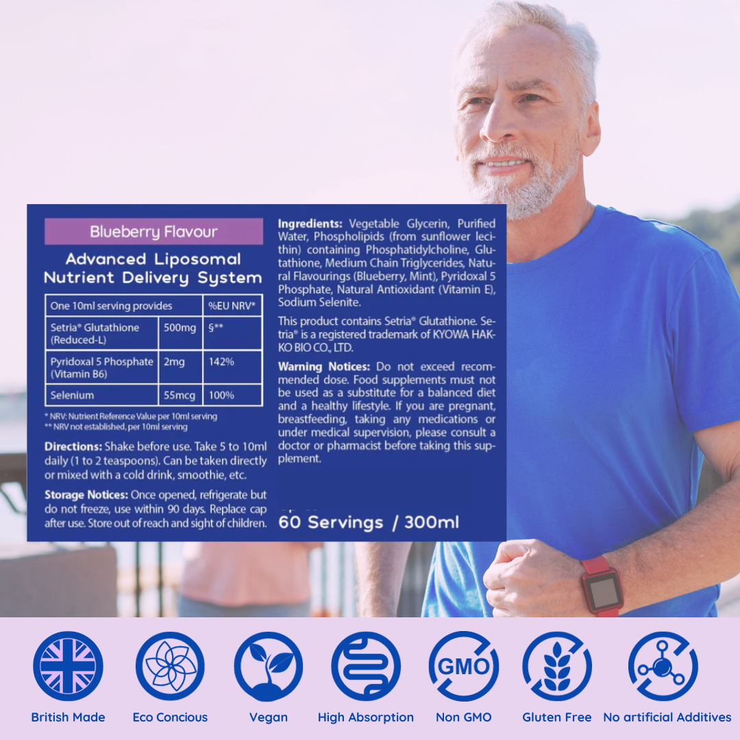 Well.actually. Reduced L-Glutathione (500mg) Blueberry 150ml - John Bell & Croyden Well.actually. Reduced L-Glutathione (500mg) Blueberry 150ml - John Bell & Croyden