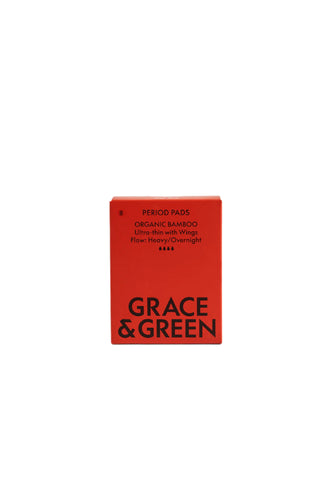 Organic Bamboo Period Pads - Heavy 8 Pads