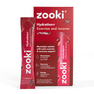 Hydrate+ Exercise & Recover, Cherry Flavour 7 Sachet