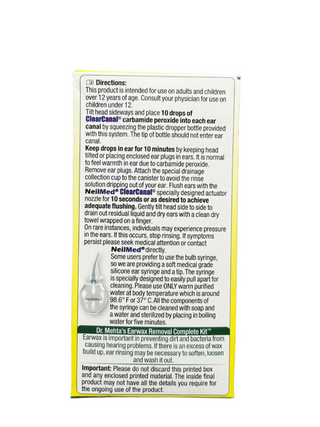 Clearcanal Ear Wax Removal Complete Kit 75ml