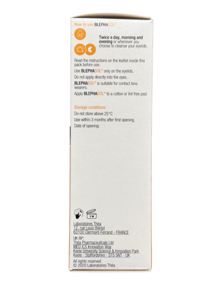 THÉA BlephaSol Daily Eyelid Cleansing Micellar Lotion 100ml