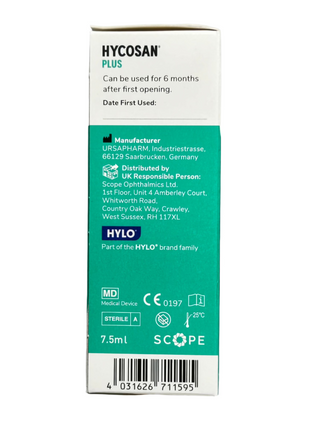 HYCOSAN Plus Eye Drops 7.5ml