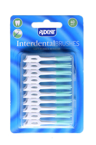 Interdental Brushes (Soft Rubber Regular) 40 units