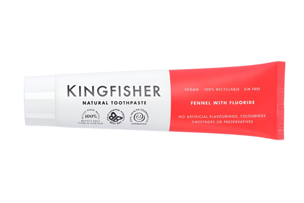 Kingfisher Fennel Toothpaste With Fluoride 100ml - John Bell & Croyden