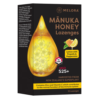 Manuka Honey & Propolis Lemon & Pepper 12 Lozenges