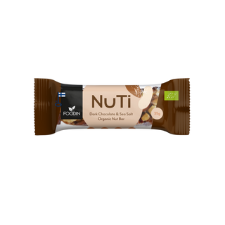 NuTi Dark Chocolate & Sea Salt Organic Nut Bar 35g