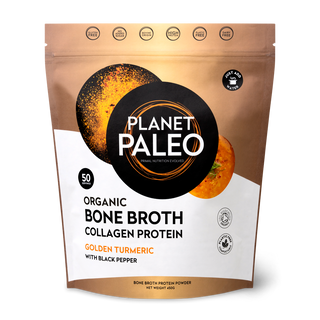 Organic Bone Broth Collagen Protein - Golden Turmeric 450g