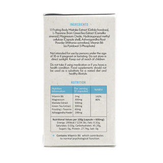 Relax Maitake Mushrooms With Ashwagandha + Magnesium 60 Capsule