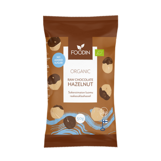 Organic Raw Chocolate No Added Sugar Hazelnut 50g