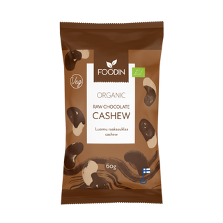 Organic Raw Chocolate Coated Cashew 60g