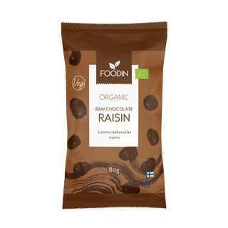 Organic Raw Chocolate Raisins 80g