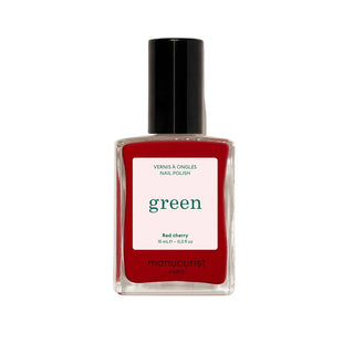 Green Natural Nail Polish Red Cherry 15ml