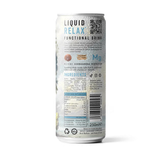 Liquid Relax Peach, Chamomile & Reishi Nootropic Drink 250ml