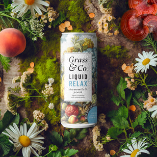 Liquid Relax Peach, Chamomile & Reishi Nootropic Drink 250ml