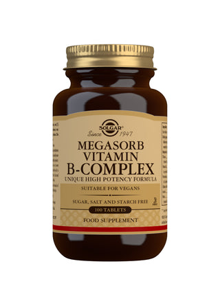 Megasorb Vitamin B-Complex High Potency 100 tablets
